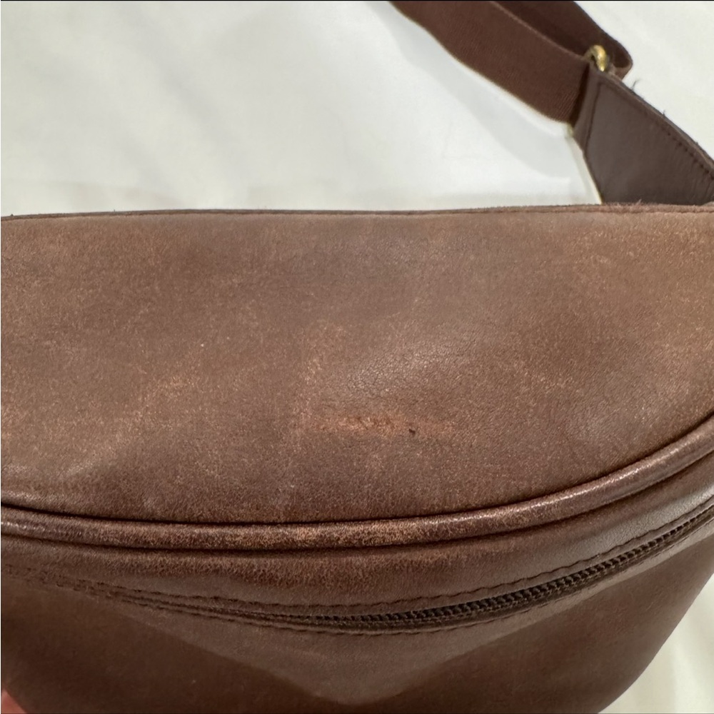 Coach Vintage‎ Canteen Leather Waist Pouch Fanny Pack Brown USA Chocolate Brown - Picture 5 of 13